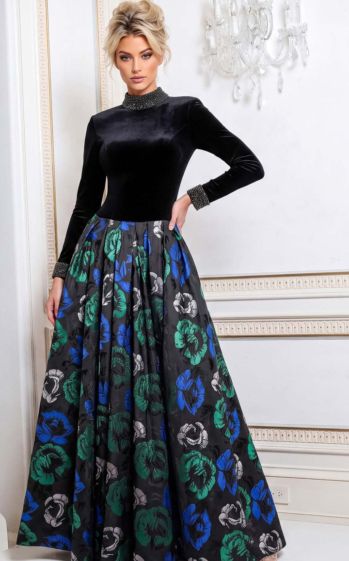 Jovani 51940 Black-Multi