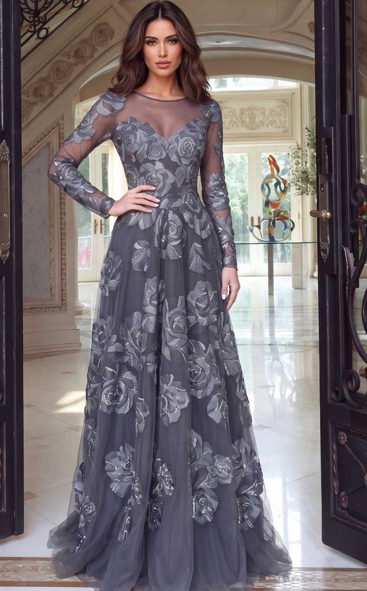 Jovani 52021 Gunmetal