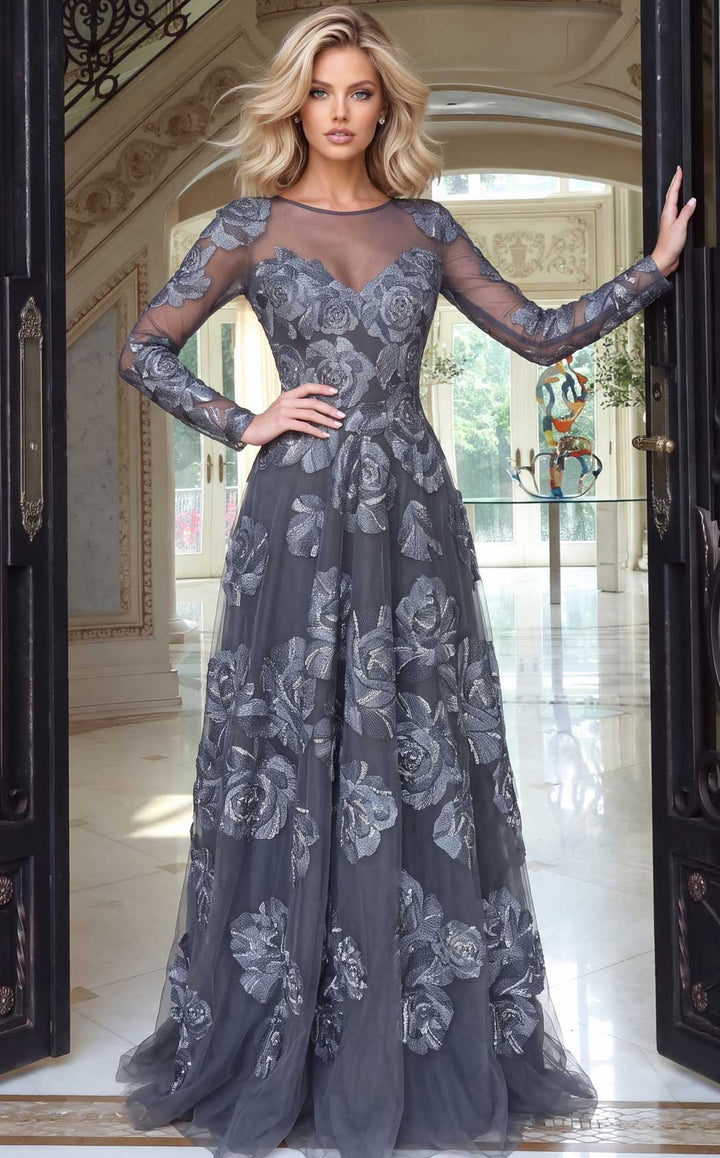 Jovani 52021 Gunmetal