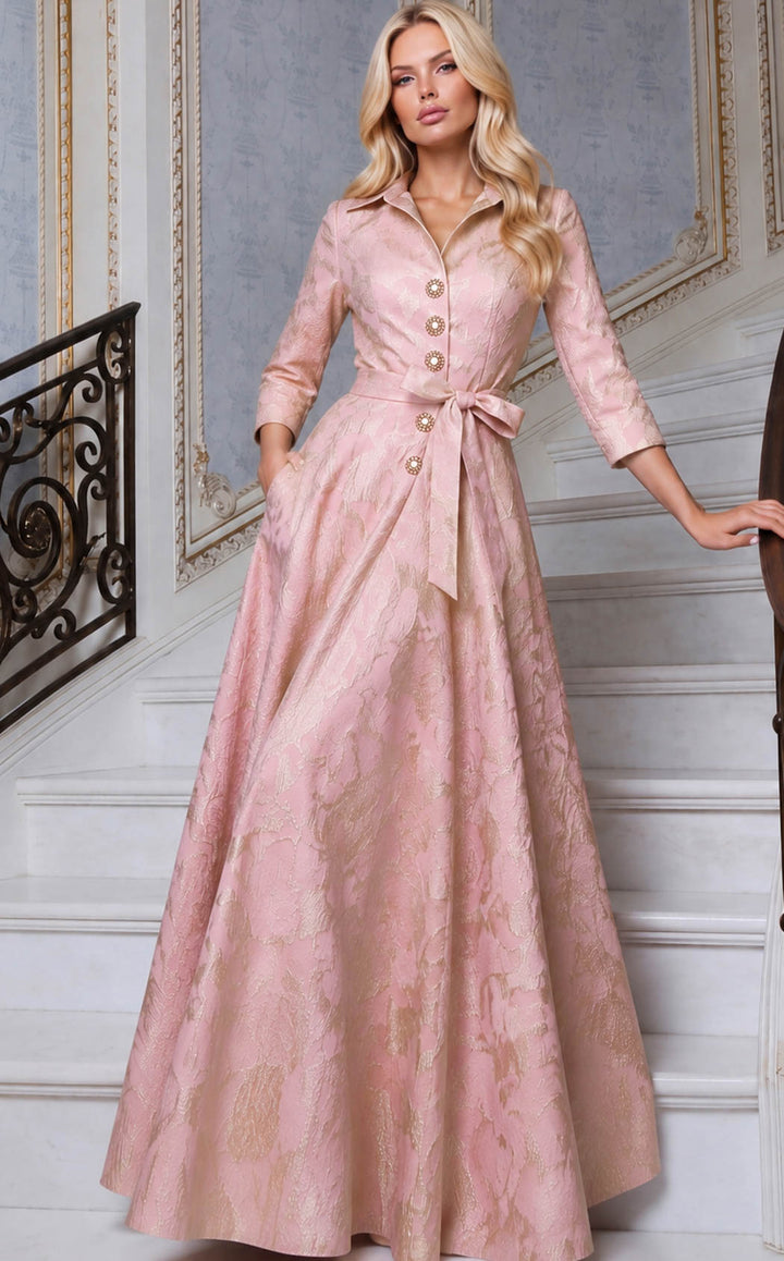 Jovani 52090 Pink/Gold