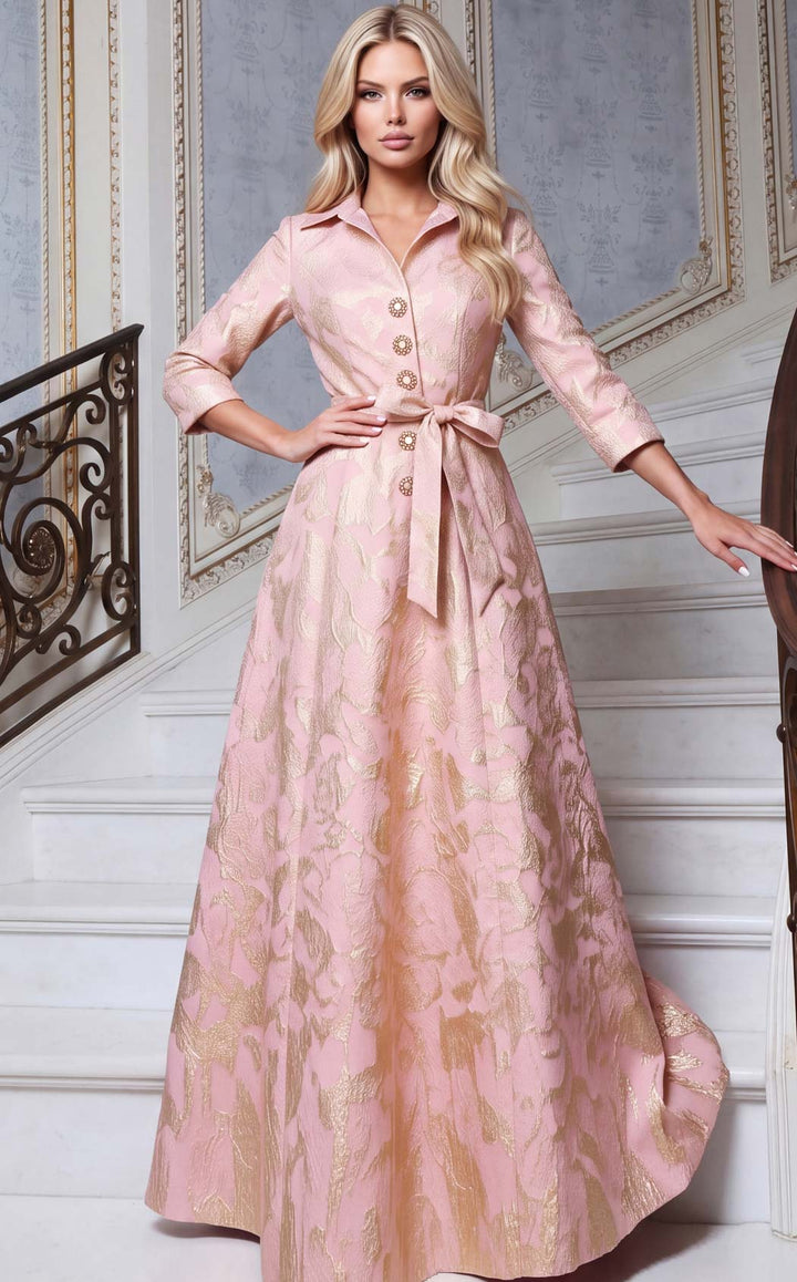 Jovani 52090 Pink/Gold