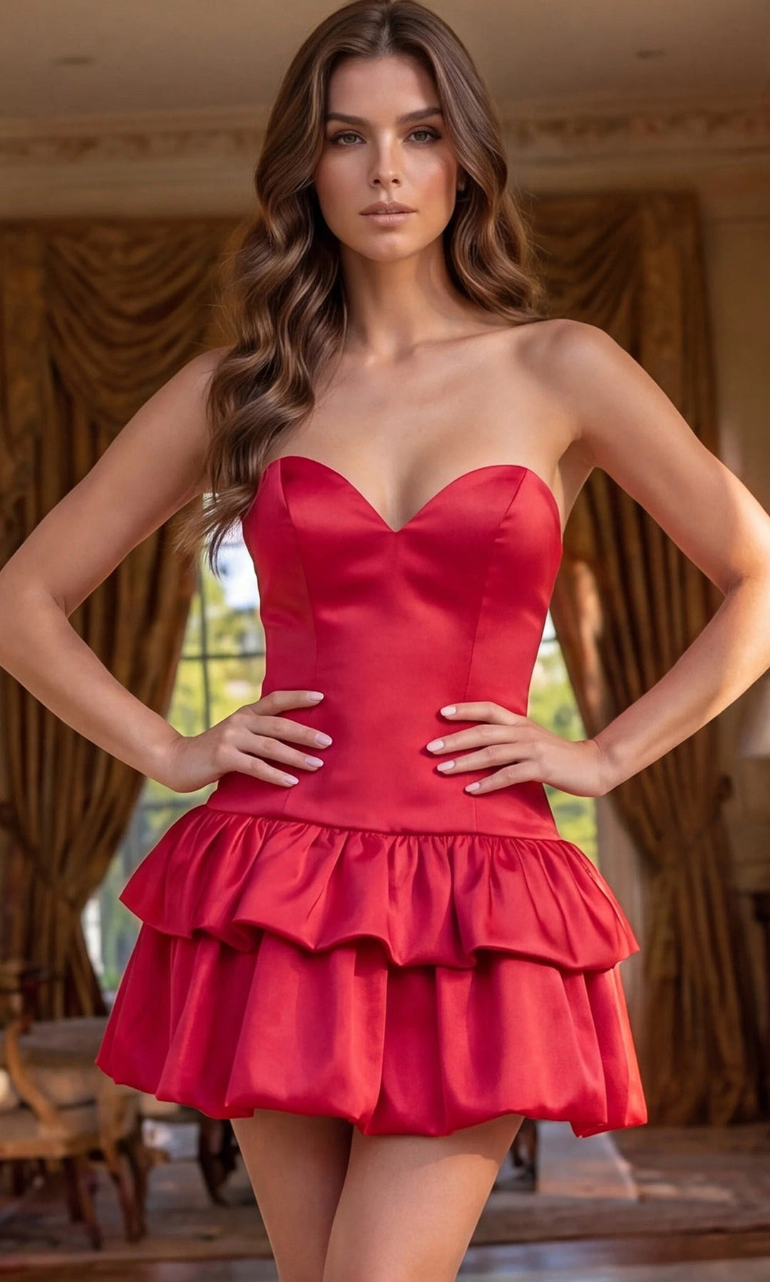Jovani 52146 Raspberry