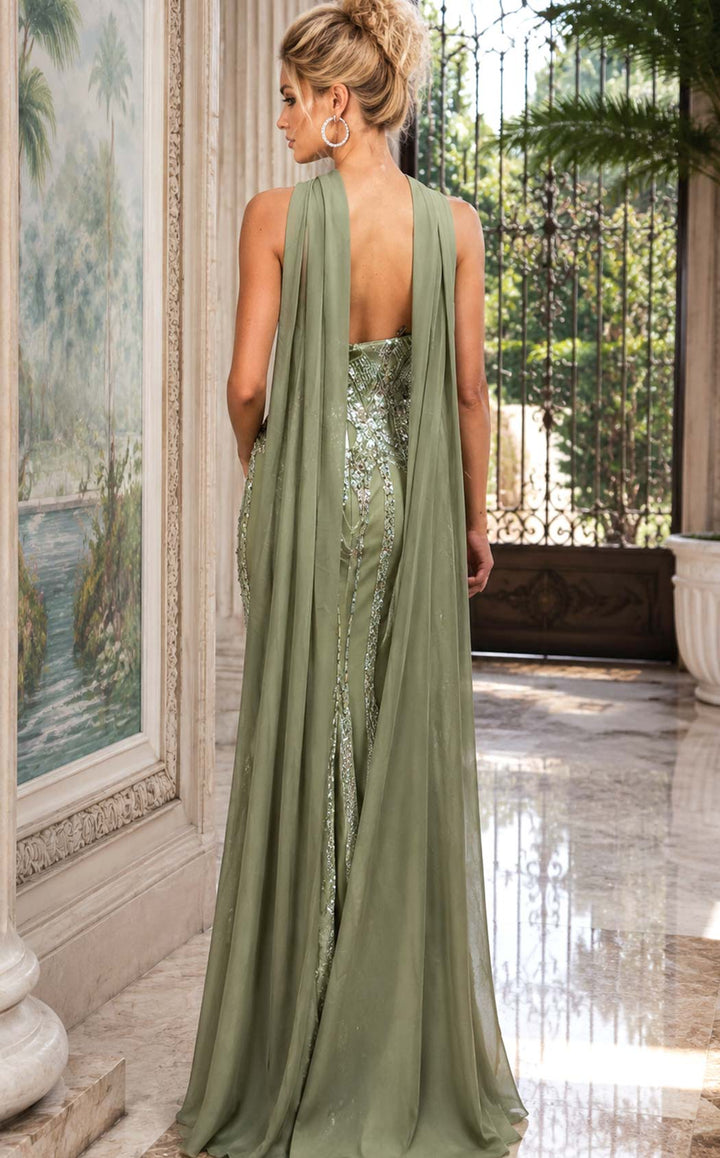 Jovani 52348 Olive