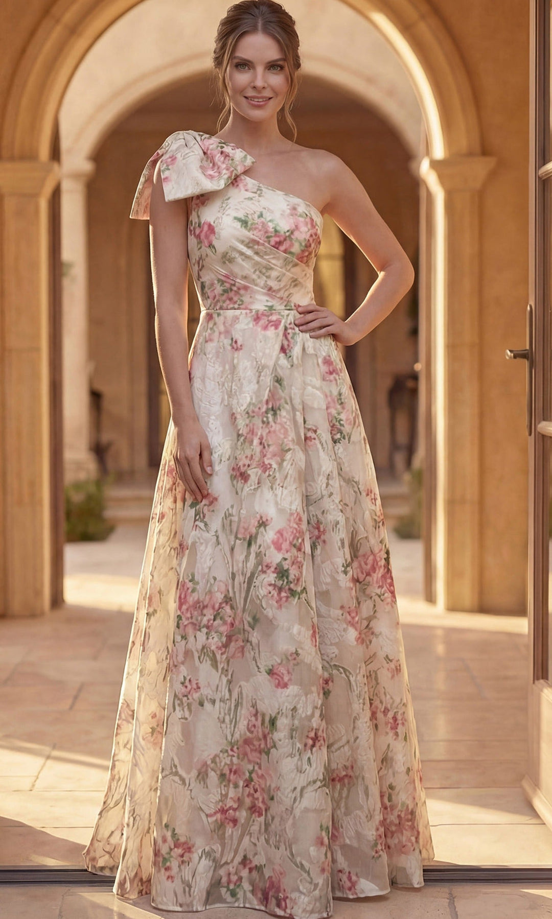 Jovani 52378 Pink-Multi