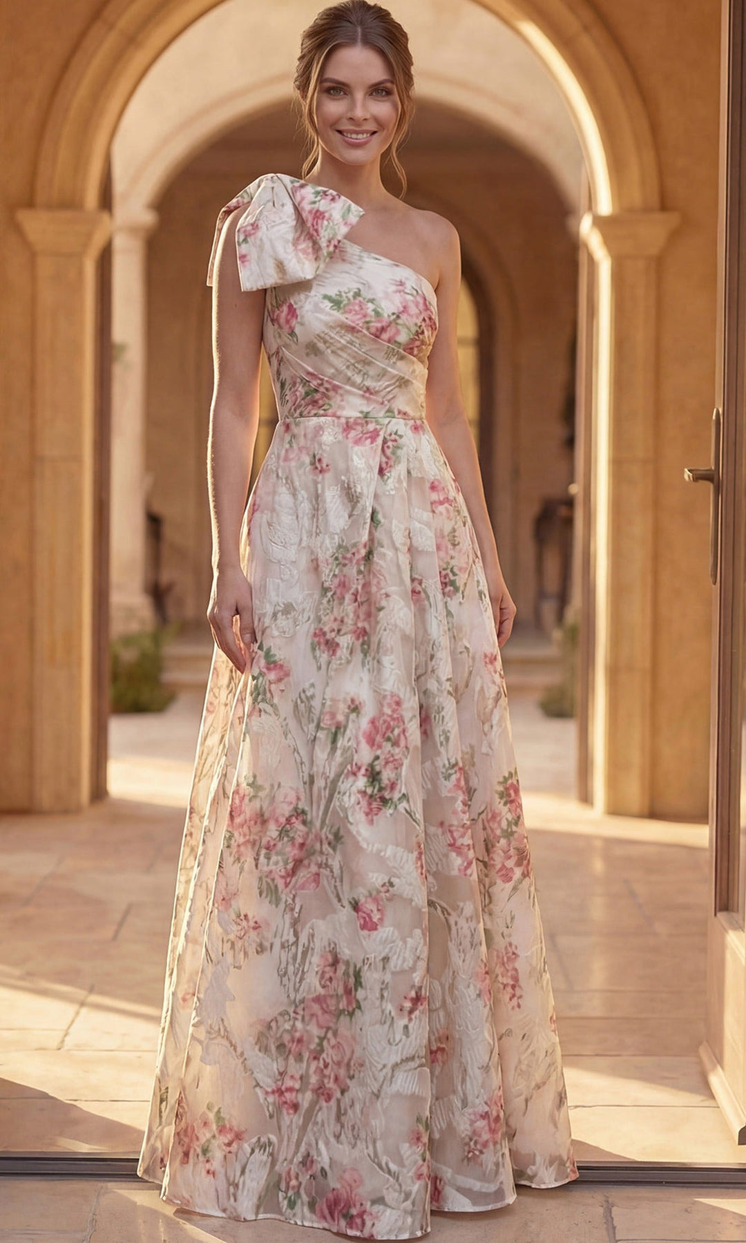 Jovani 52378 Pink-Multi