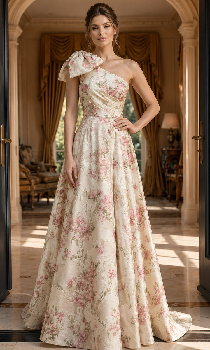 Jovani 52378 Pink-Multi