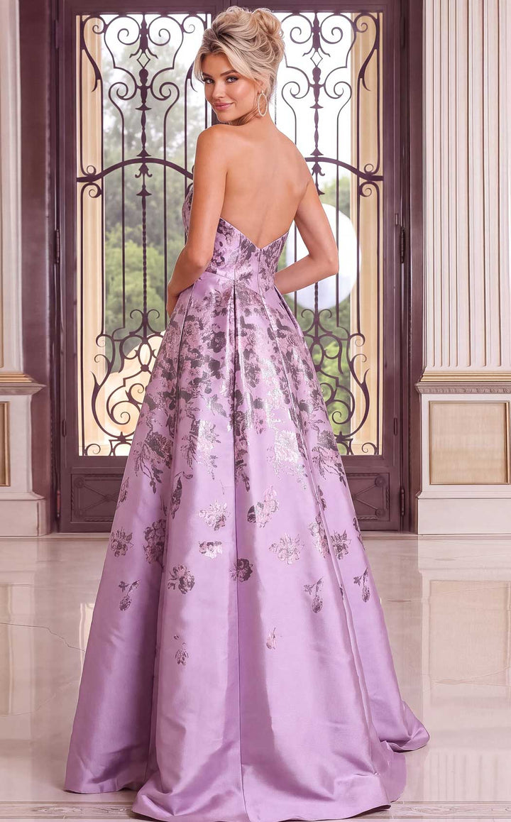 Jovani 52387 Lilac-Print