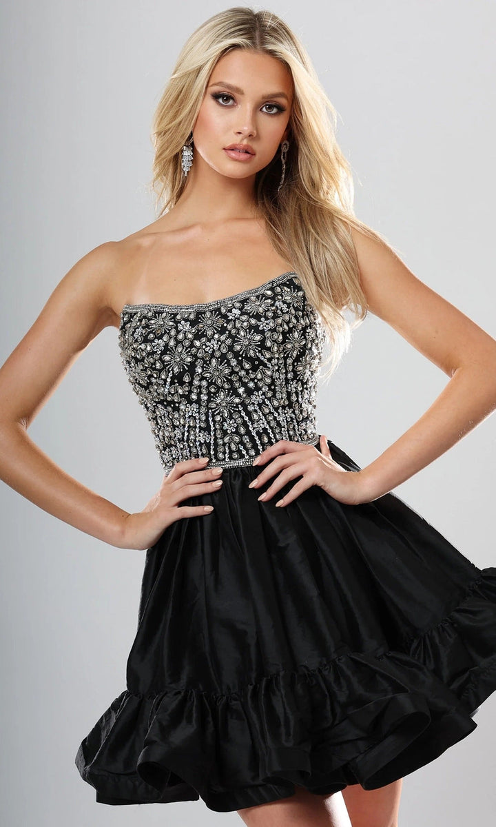 Jovani 52439 Black/Silver