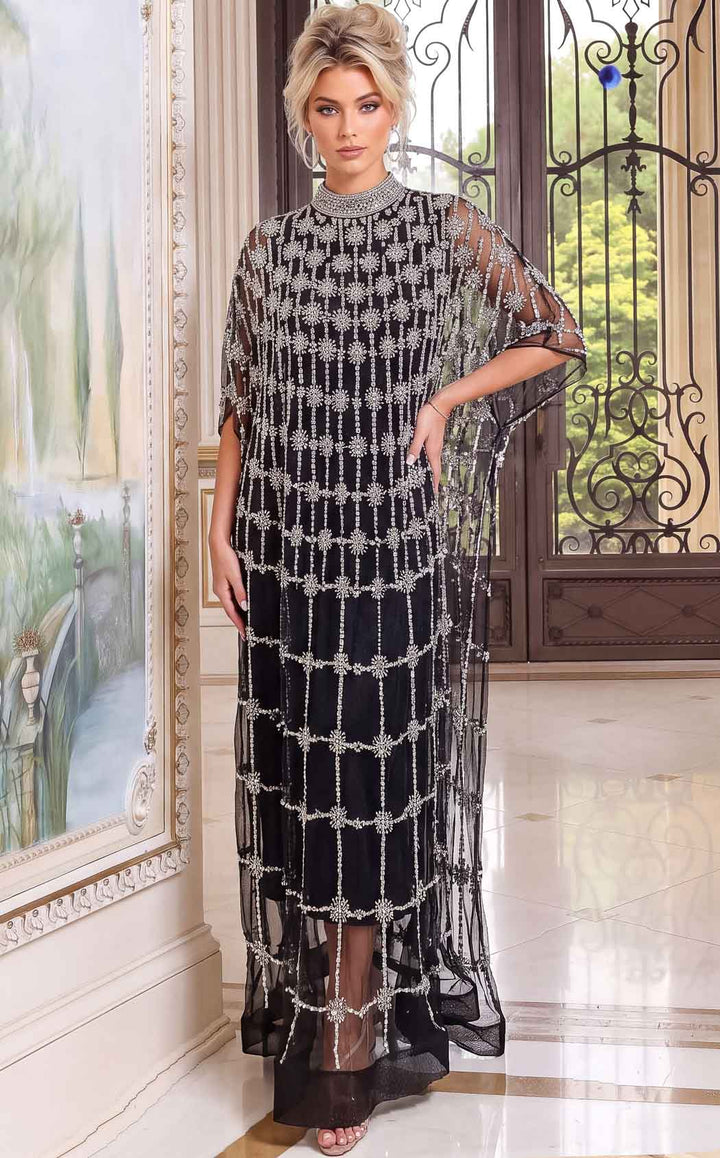 Jovani 52446 Black/Silver