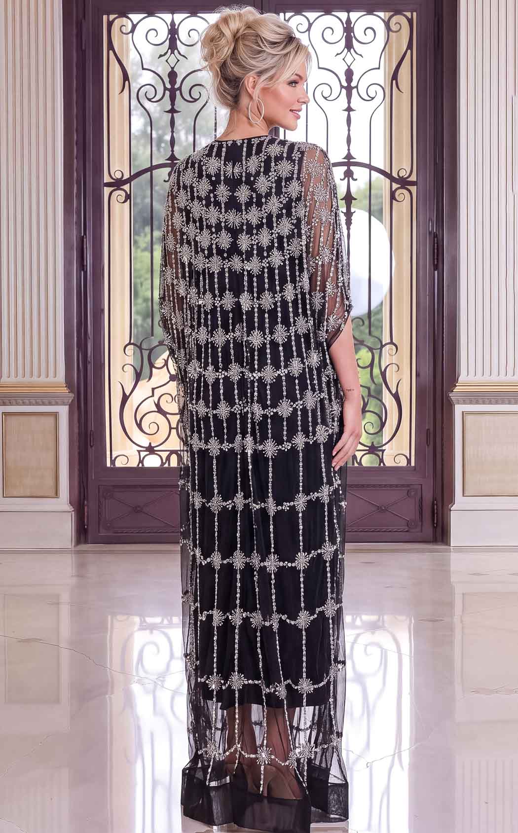 Jovani 52446 Black/Silver