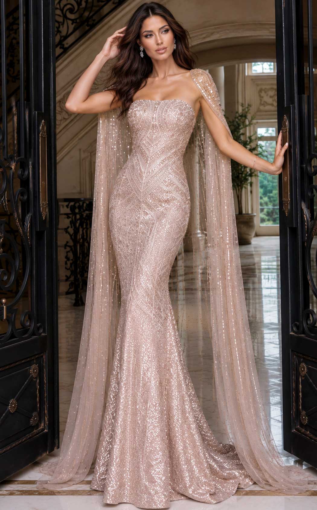 Jovani 52485 Champagne