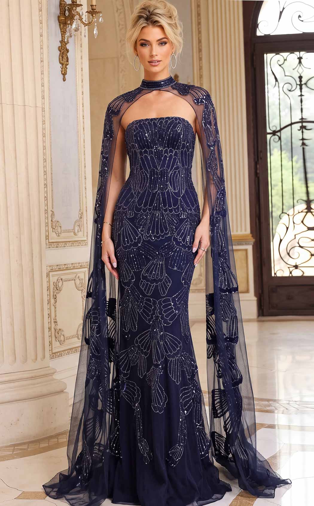 Jovani 52486 Navy