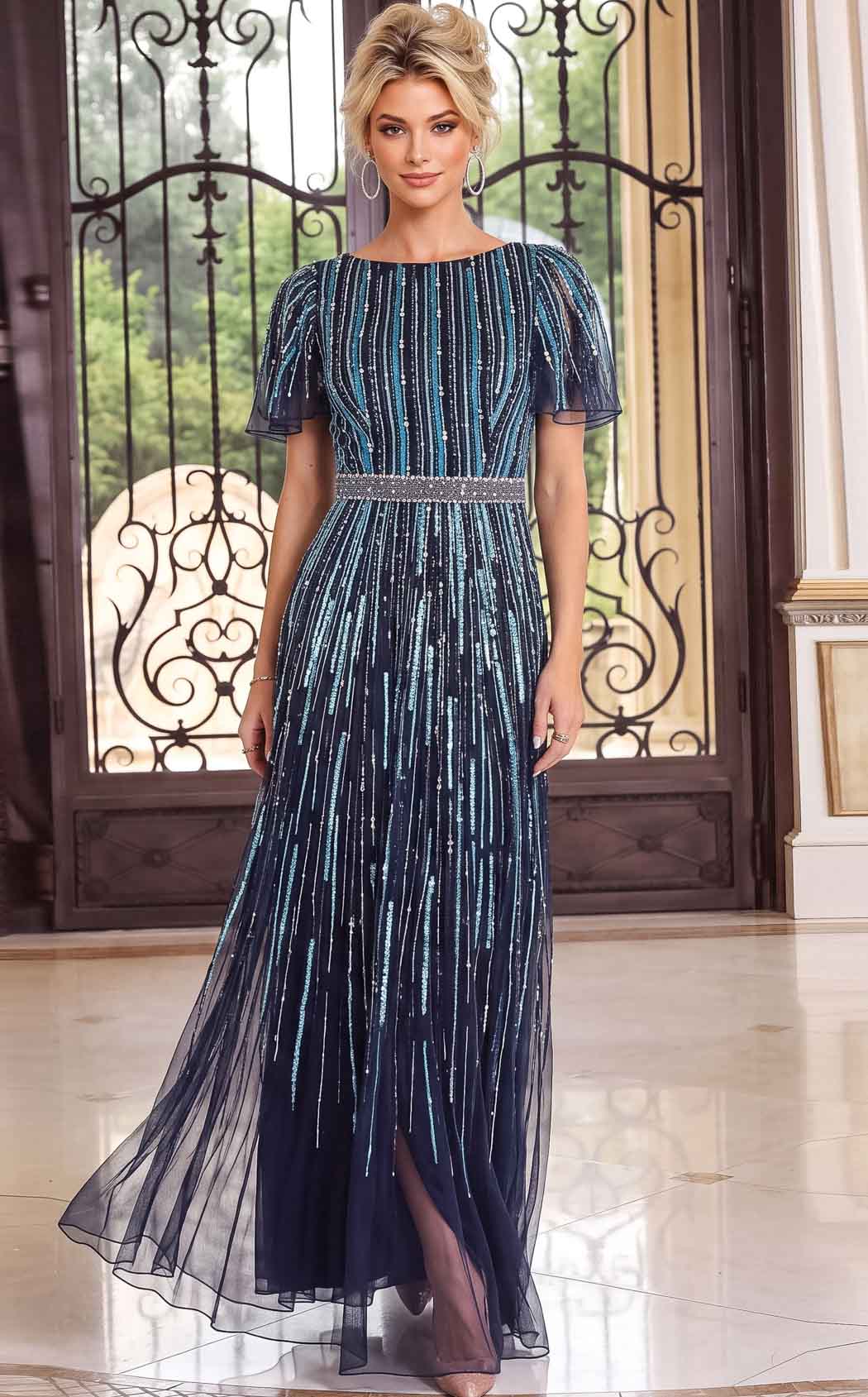 Jovani 52501 Navy-Blue