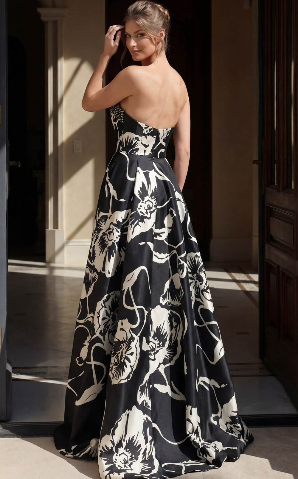 Jovani 52665 Black/White