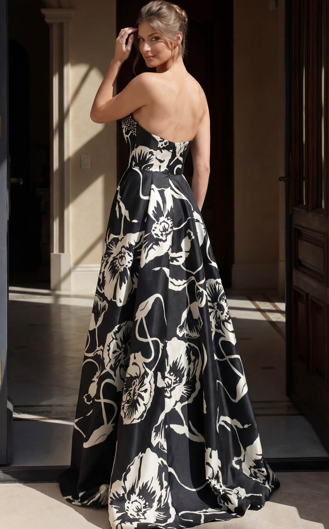 Jovani 52665 Black/White