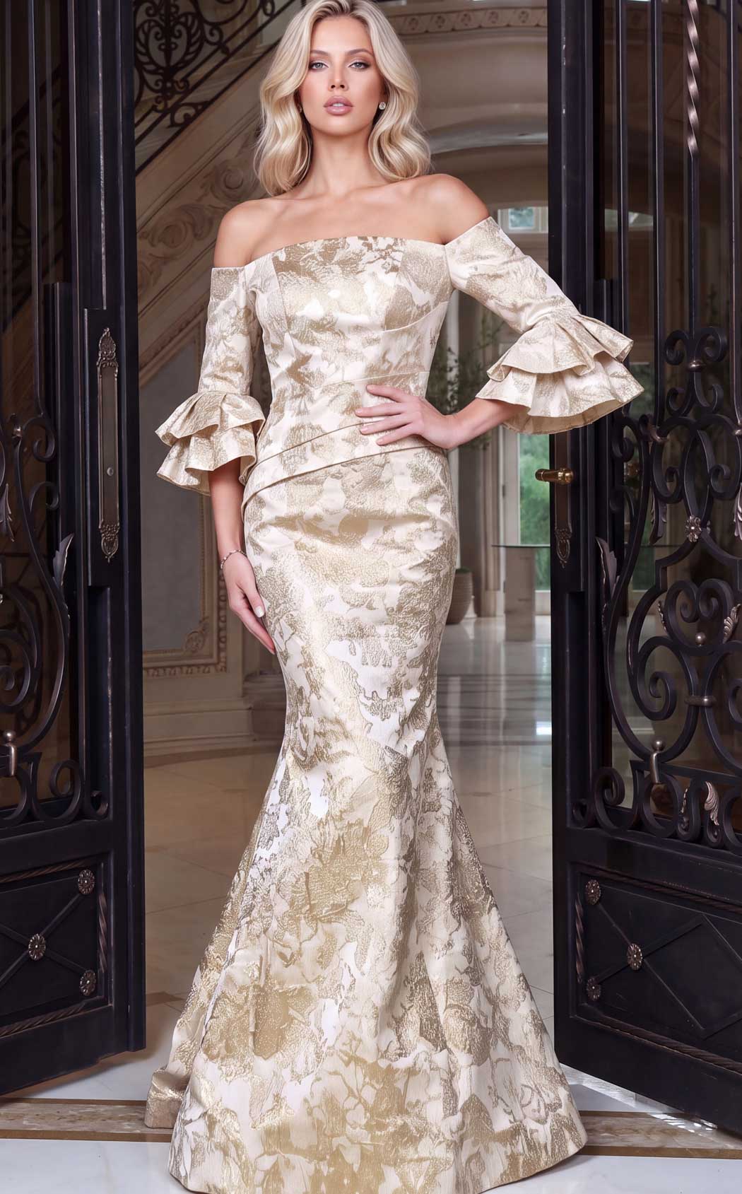 Jovani 52823 Light-Gold
