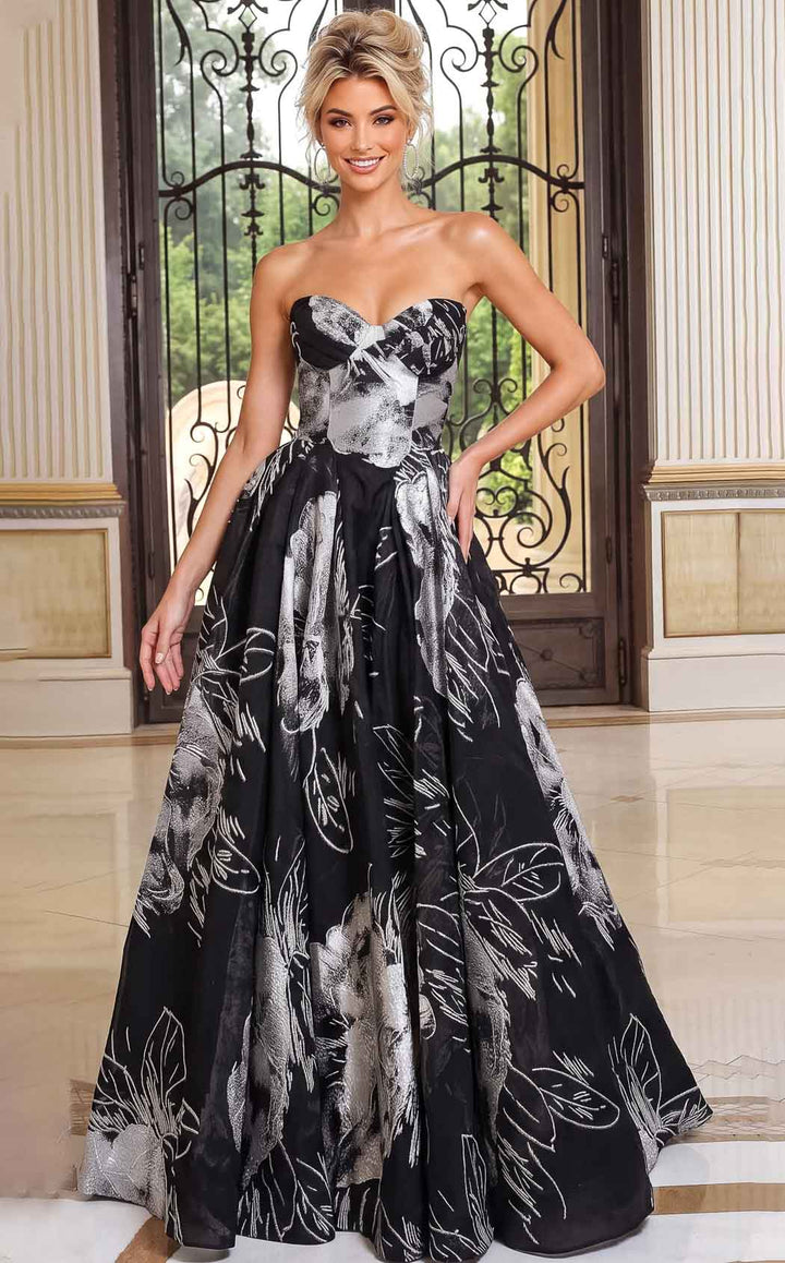 Jovani 53102 Black/White