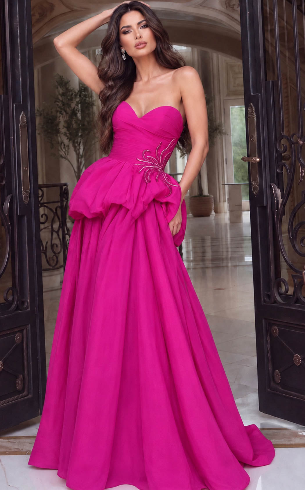 Jovani 53141 Fuchsia