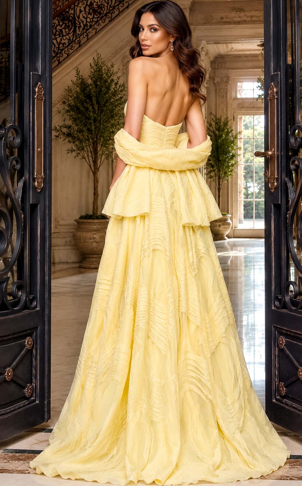 Jovani 53366 Yellow