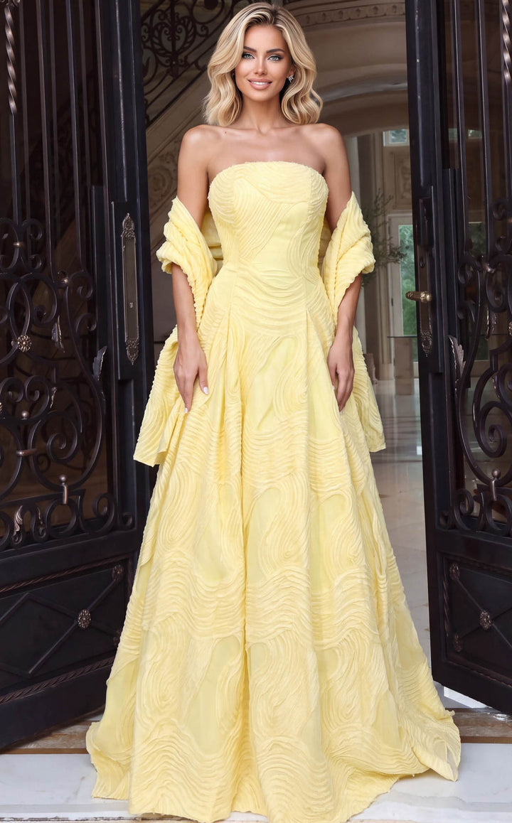 Jovani 53366 Yellow