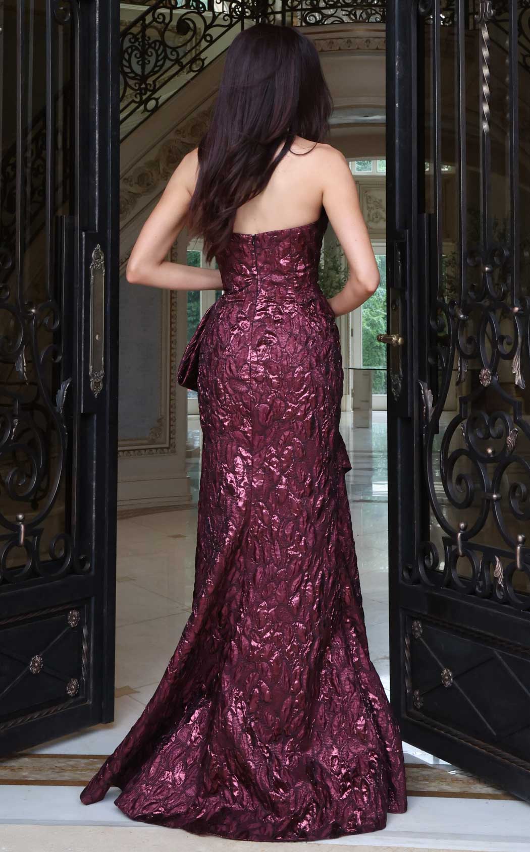 Jovani 53375 Burgundy