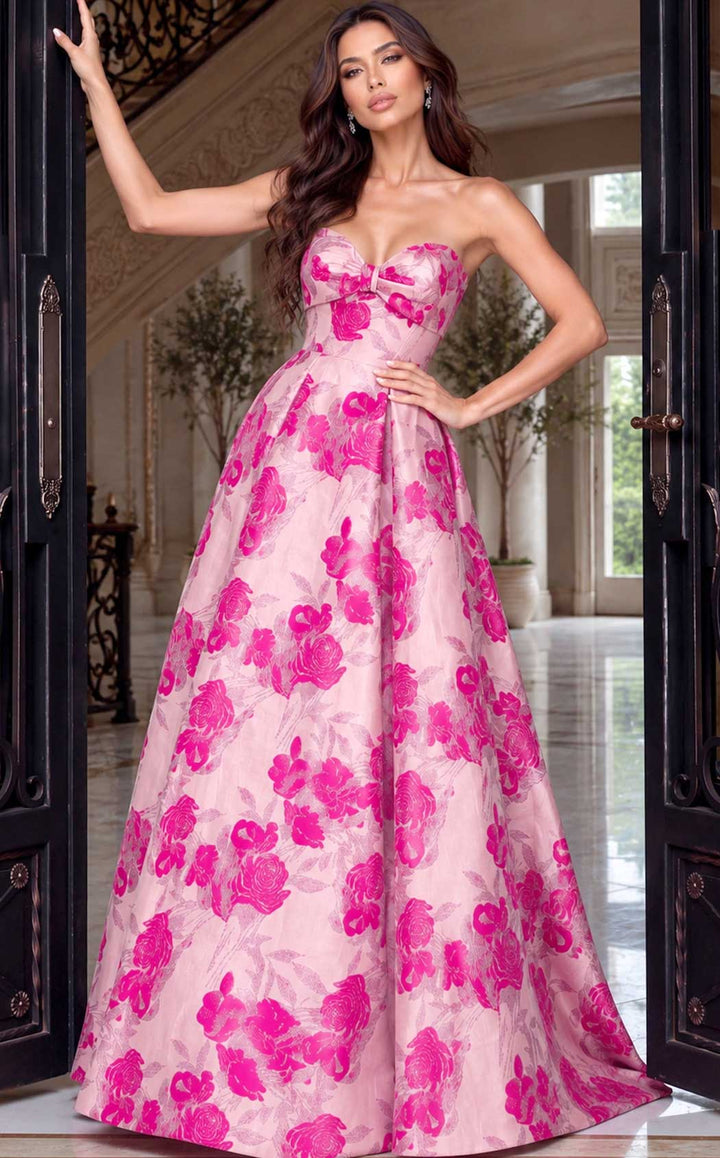 Jovani 53509 Pink-Multi