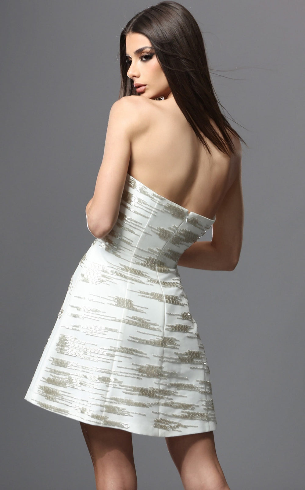 Jovani 53953 Off-White