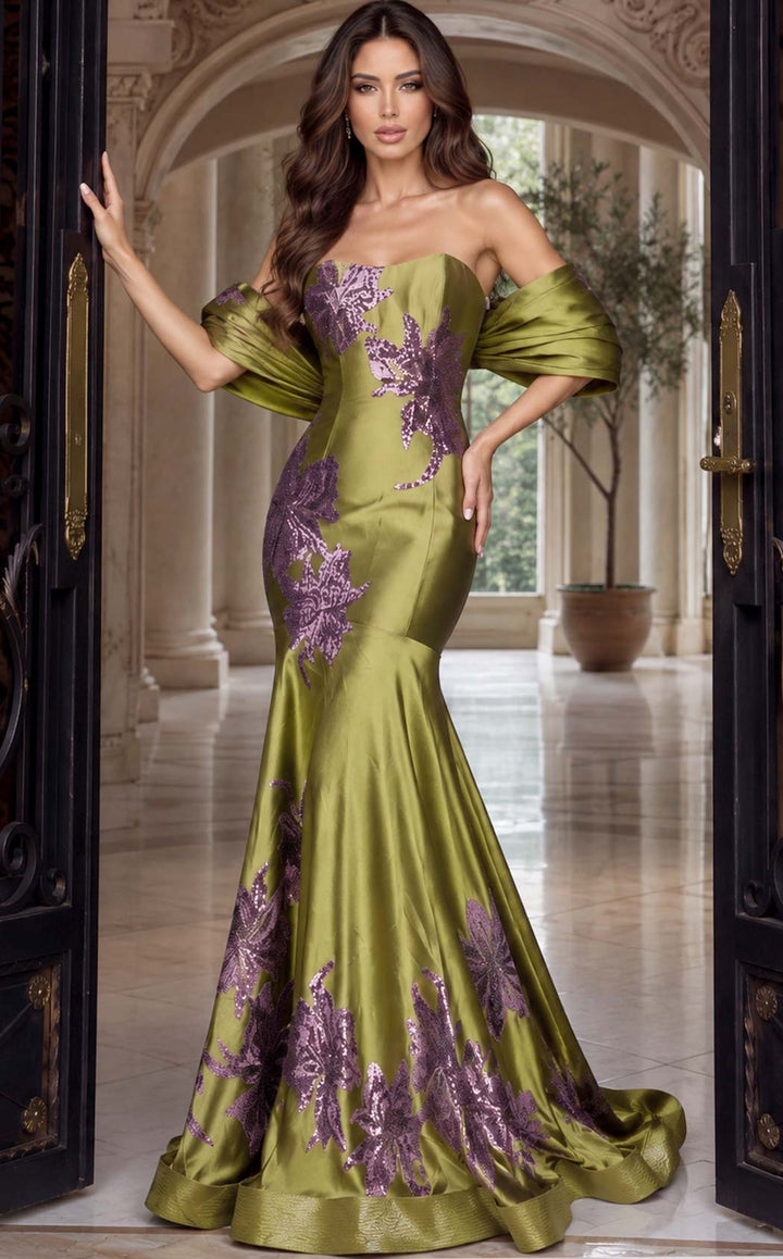 Jovani 54041 Olive