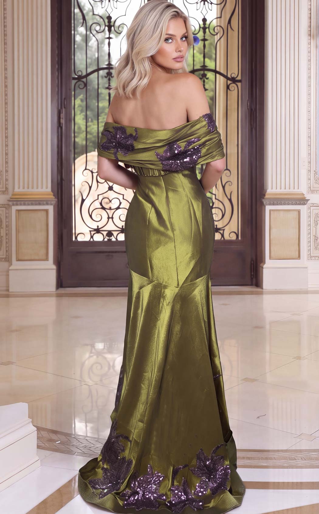 Jovani 54041 Olive