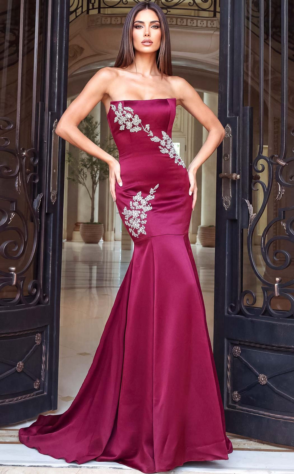 Jovani 54133 Burgundy