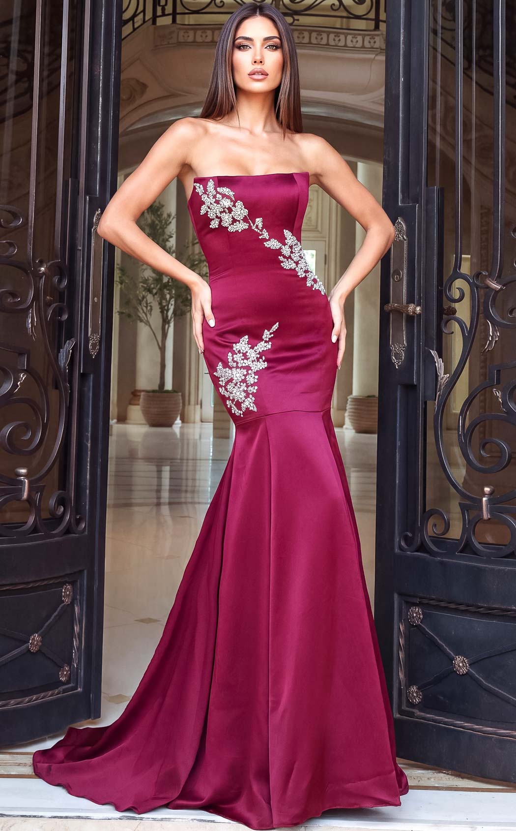 Jovani 54133 Burgundy