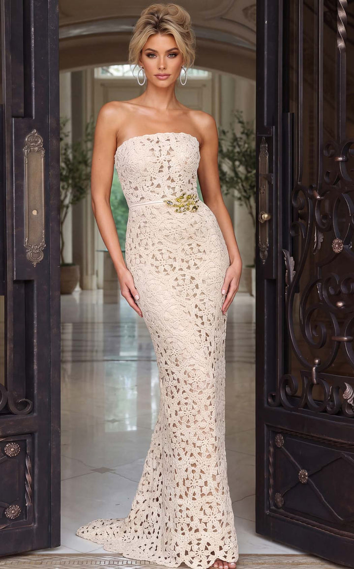 Jovani 54573 Beige