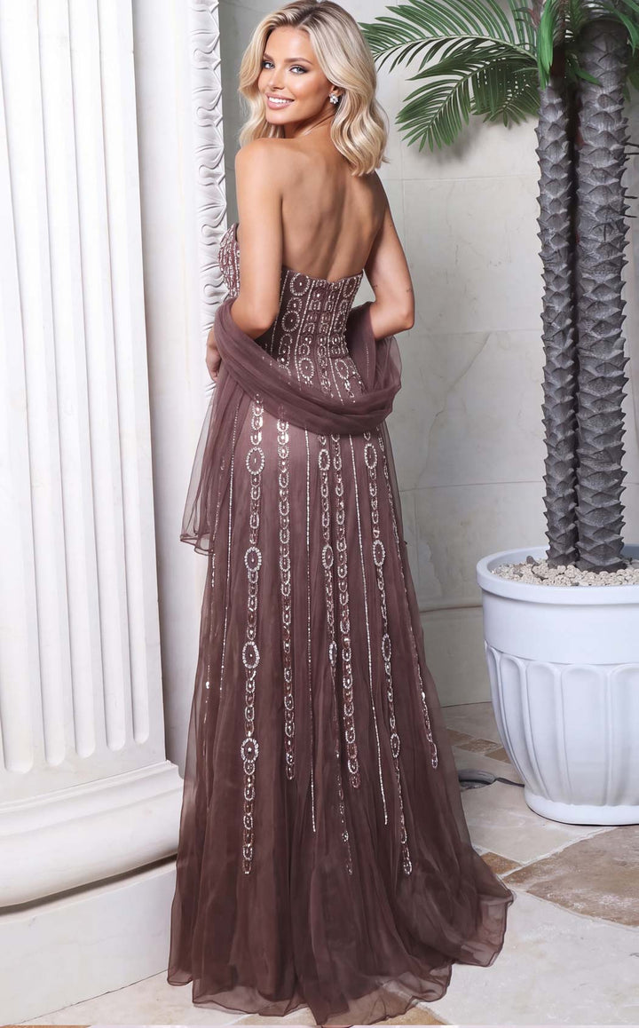 Jovani 54895 Dark-Taupe