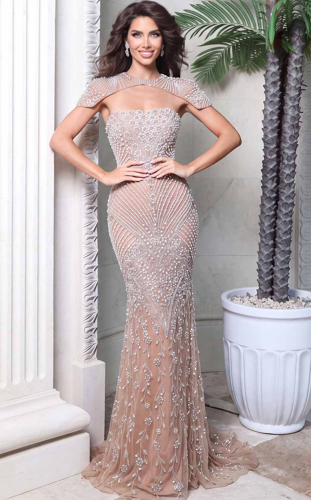 Jovani 54921 Nude