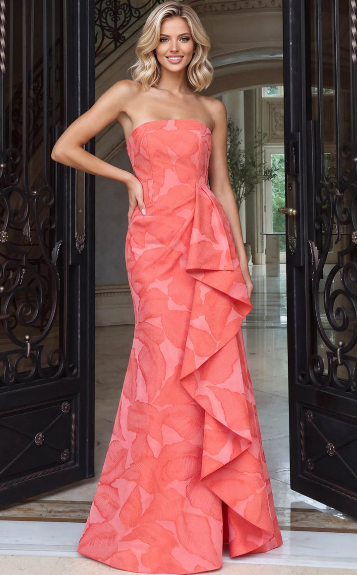 Jovani 55154 Orangy-Red