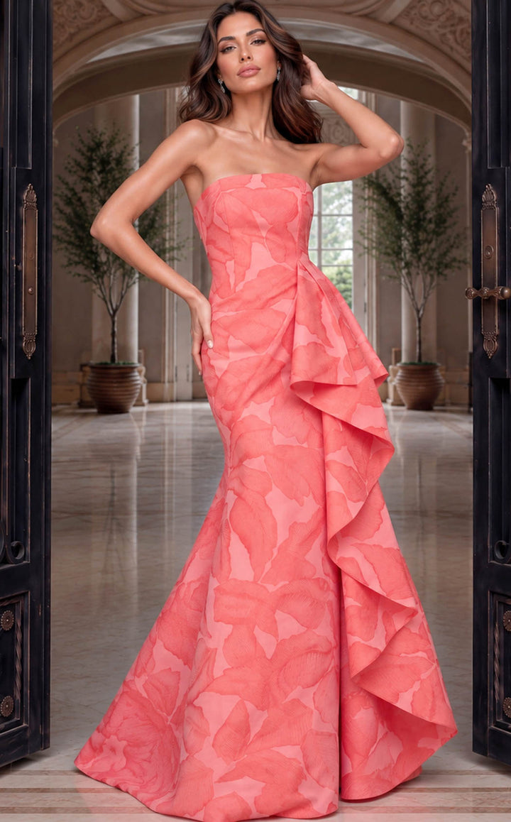 Jovani 55154 Orangy-Red