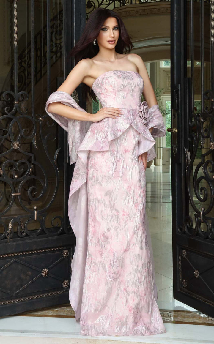 Jovani 55659 Pink-Multi