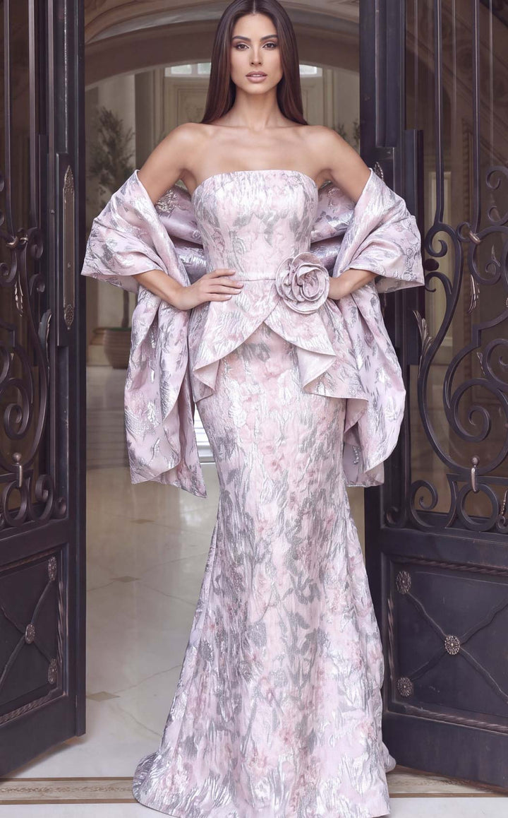 Jovani 55659 Pink-Multi
