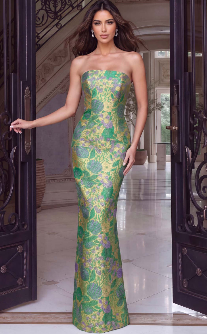 Jovani 55860 Green-Multi