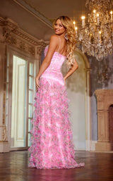 Jovani D5101 Pink Print
