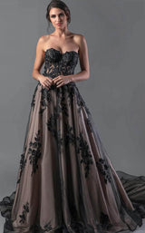 Jovani JB05361 Black-Nude
