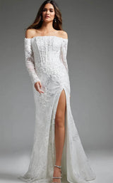 Jovani JB23106 Off-White