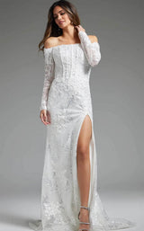 Jovani JB23106 Off-White