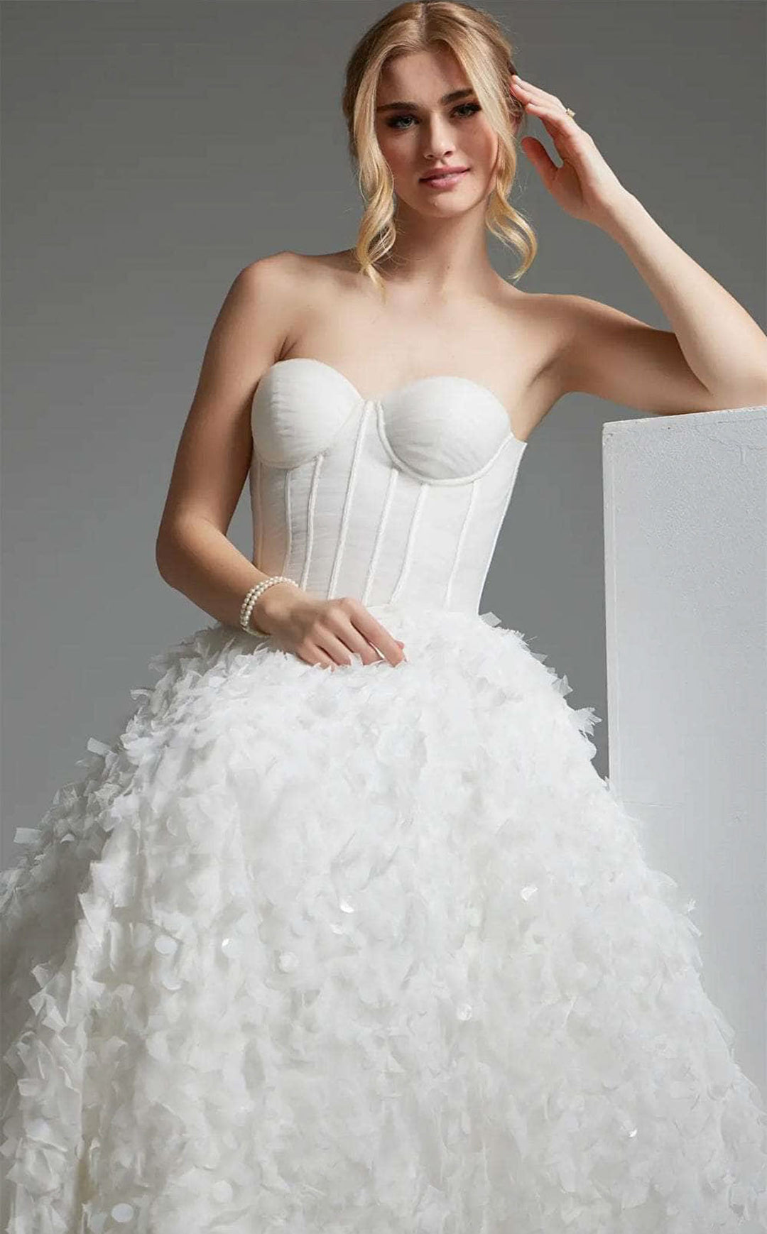 Jovani JB26295 Off-White