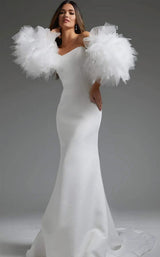 Jovani JB40601 Off-White