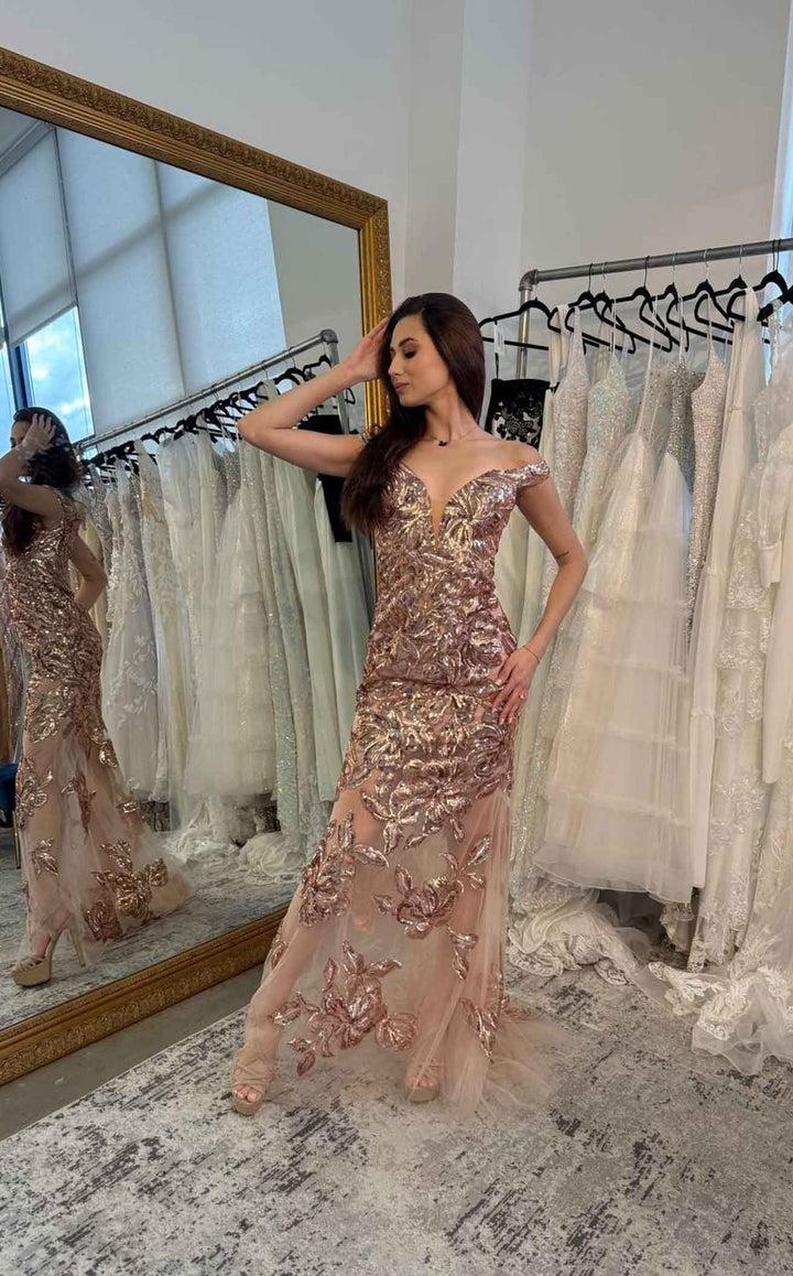 Jovani 23834 Rose-Gold