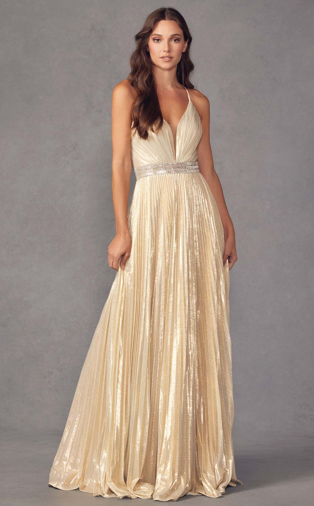 slim fit dress slacks Long Prom Dress JT2463A by Juliet Lilac / XSmall main image 1