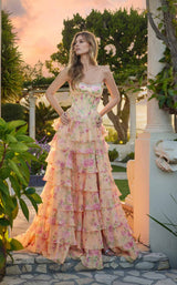 Juliet JT2739S Pastel Yellow Floral