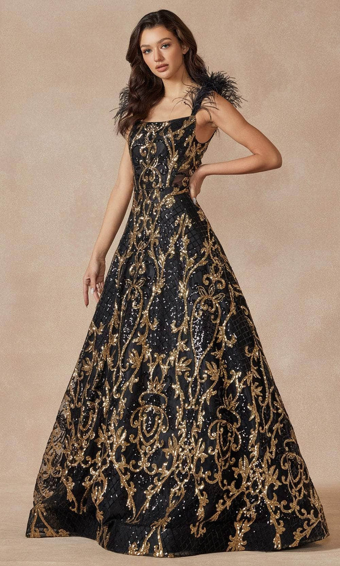 Juliet 297 Black/Gold