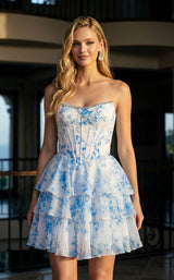 Juliet JT7138S Blue/White-Floral